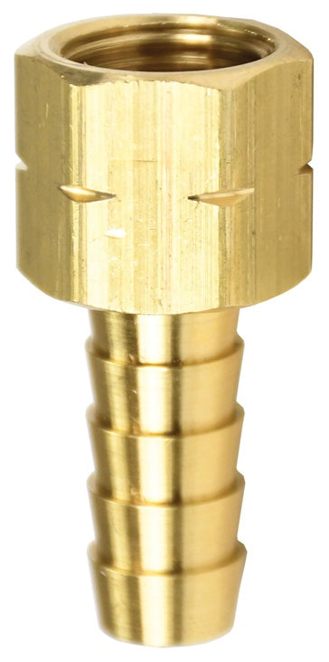 1540609K by Dixon Valve | Welding Acetylene Coupling | Left-Hand Thread | 9/16" Female UNF x 3/8" Hose ID |Brass