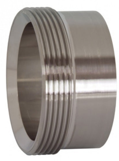 15W-G250 Dixon Valve Heavy Wall Tank Threaded Bevel Seat Ferrule - 2-1/2" Tube OD - 304 Stainless Steel