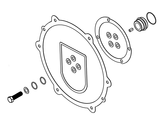 16100 by Banjo | Replacement Part | 333 Series & 444 Pump Bearing Pedestal | Seal Kit