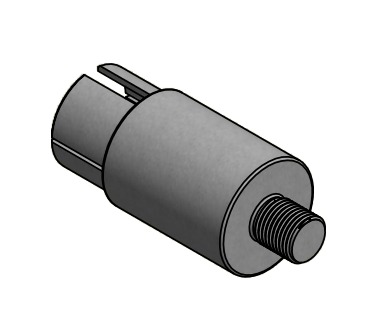 17406 by Banjo | Replacement Part for Centrifugal Pumps | 2" Impeller Shaft For 3" Pump Seal | 316 Stainless Steel
