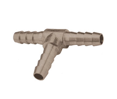 1790202SS (179-0202SS) Dixon Valve 304 Stainless Steel Hose Barb Tee Splicer - Forged - 1/8" Hose ID
