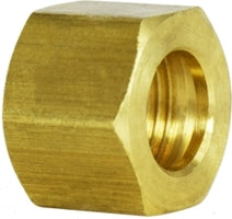 18037 by Midland | Compression Fitting | Compression Nut | 3/8" Tube OD x 9/16-24 Thread | Brass
