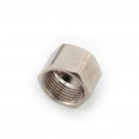 18055LF by Midland | Lead Free Compression Fitting | Nut | 3/8" Tube OD | Nickel Plated Brass