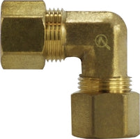 700065-04 by Midland | Lead Free Compression Fitting | 1/4" Tube OD x 1/4" Tube OD | Tee | 90° Elbow | Replaces: 18124LF
