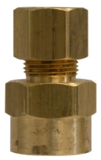 18146 by Midland | Compression | 1/4" Tube OD x 1/4" Female NPTF | Adapter | Brass