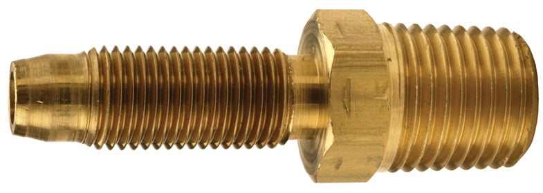 1820404S by Dixon Valve | Reusable Fitting | Male Stem | 1/4" Hose ID x 1/4" Male NPTF | Brass