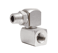 190028 by ZSi-Foster | Swivel Fitting | Standard Swivel w/ o Plastic Covering | 1/2" FPT x 1/2" MPT | Steel/Aluminum