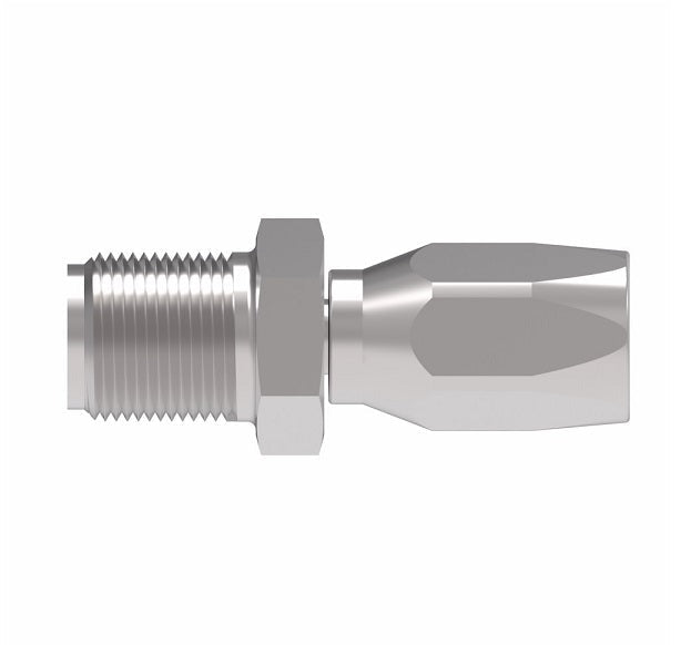 190276-4S Aeroquip by Danfoss | Female Inverted Flare 100R5 Reusable Hose Fitting | -04 Female Inverted Flare x -04 Reusable Hose End | Steel