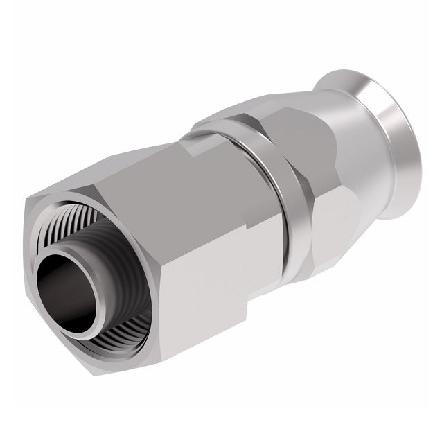 190718-12S Aeroquip by Danfoss | SAE Ball Sleeve Super Gem PTFE Reusable Hose Fitting | -12 SAE Ball Sleeve x -12 Reusable Hose End | Steel
