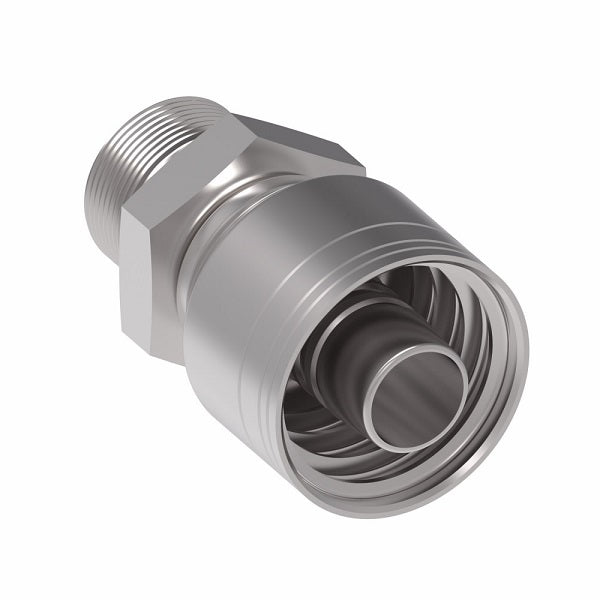 1A16BP16 Aeroquip by Danfoss | 1 & 2 Wire TTC BSP Male Parallel, BSPP (BP) Crimp Fitting | -16 Male BSPP x -16 Hose Barb | Steel