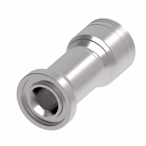 1A16FL12 Aeroquip by Danfoss | 1 & 2 Wire TTC SAE Code 61 Split Flange (FL) Crimp Fitting | -16 Code 61 Split Flange x -12 Hose Barb | Steel