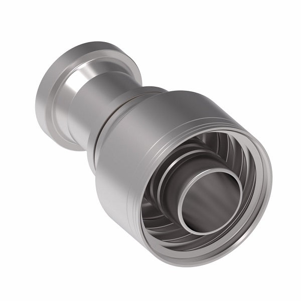 1A32FL32 Aeroquip by Danfoss | 1 & 2 Wire TTC SAE Code 61 Split Flange (FL) Crimp Fitting | -32 Code 61 Split Flange x -32 Hose Barb | Steel