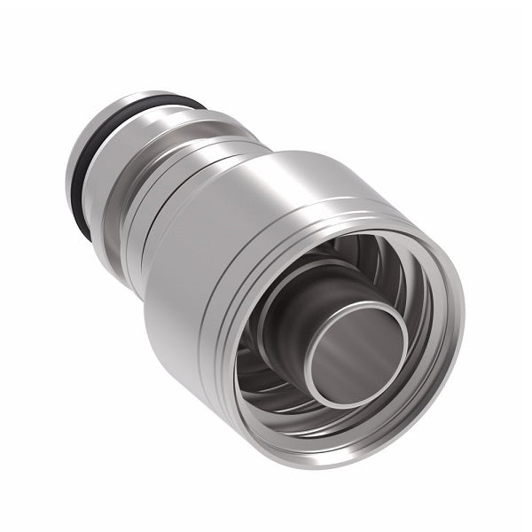 1A4SL4 Aeroquip by Danfoss | 1 & 2 Wire TTC Male Staplok (SL) Crimp Fitting | -04 Male Staplok x -04 Hose Barb | Steel