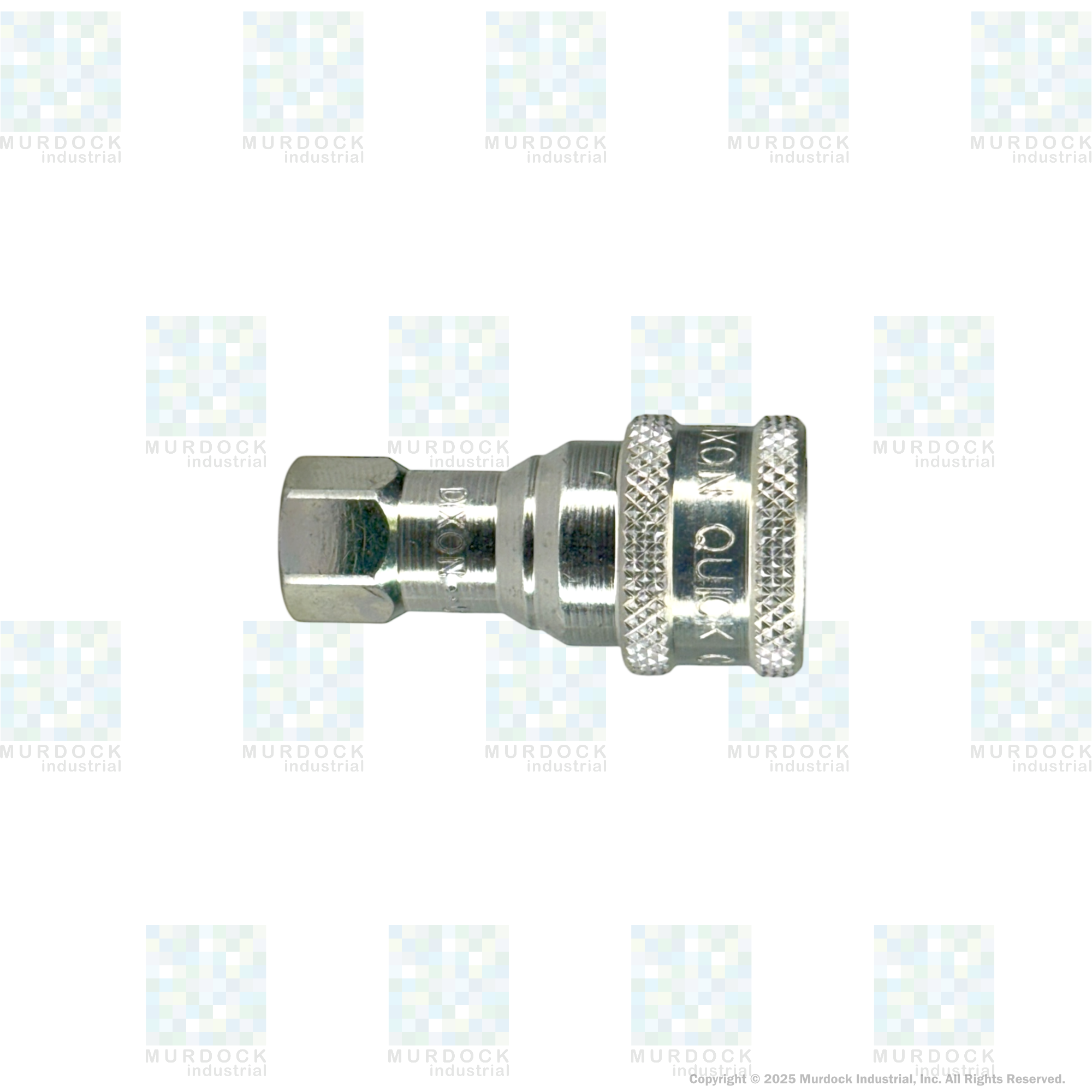 1HF1 by Dixon Valve | Hydraulic Quick Disconnect Coupling | H-Series | 1/8" Female NPTF x 1/8" ISO-B Interchange | Socket | Nitrile Seal | Steel