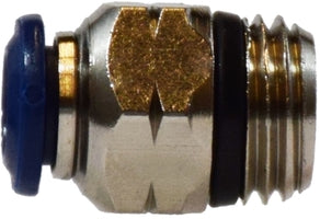20060N by Midland | Push-In Fitting | Connector | 1/2" Tube OD x 1/4" Male Global Thread | Nickel Plated Brass