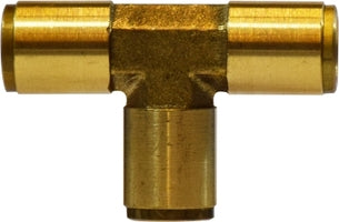 20028 by Midland | Push-In Fitting | Union | 1/4" Tube OD | Tee | Brass