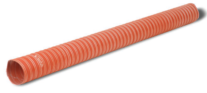2005-375 by FlexFab | Series 2005 | 2-ply Industrial SIL-FAB2™ Wire Reinforced Duct | 3.75" ID | 3.89" OD | 12ft Length