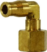20089S by Midland | Push-In Fitting | Swivel | 1/4" Tube OD x 1/8" Male NPTF | 90° Elbow | Brass