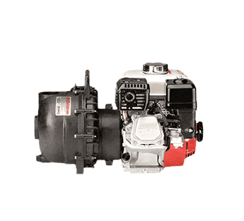 300PH13W by Banjo | Centrifugal Pumps | 3" Wet Seal Pump with 13 HP Honda® Engine with Electric Start & Pull Rope | Polypropylene
