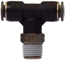 20137C by Midland | Push-In Fitting | Swivel Branch | 5/16" Tube OD x 1/4" Male NPT | Tee | Composite Body