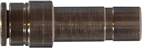 20510 (20-510) by Midland | Push-In Fitting | Reducer | 1/8" Tube OD x 1/4" Stud | Straight | Nickel Plated Brass