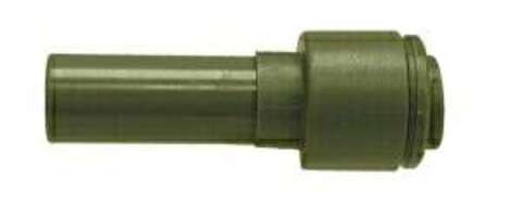 20512P by Midland | Push-In Tube Fitting | Reducer | 3/8" Tube OD x 1/4" Stem OD | Adapter | Plastic