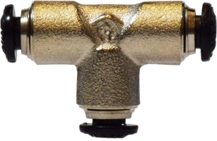 20743N by Midland | Push-In Fitting | Metric Union | 14mm Tube OD | Tee | Nickel Plated Brass