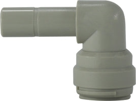 20748P by Midland | Push-In Tube Fitting | Plug-In | 1/2" Tube OD x 1/2" Stem OD | 90° Elbow | Plastic