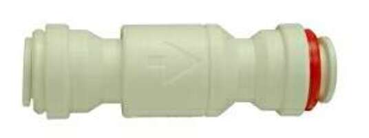 20778P by Midland | Push-In Tube Fitting | Check Valve | 1/4 " Tube OD x 1/4" Tube OD | Plastic