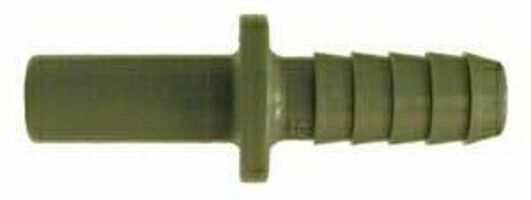 20965P by Midland | Push-In Tube Fitting | Tube Barb Connector | 3/8" Stem OD x 1/4" Hose Barb ID | Straight | Plastic