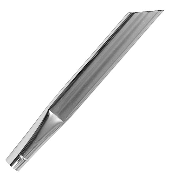 209ST by Flexaust | 2" Crevice Tool with Angled End | 24" Length | Chrome Plated Steel