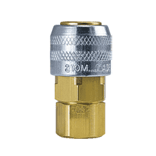 210M-3003 by ZSi-Foster | Quick Disconnect | 210 Series | 1/4" Manual Socket | 1/4" FPT | Brass/Steel