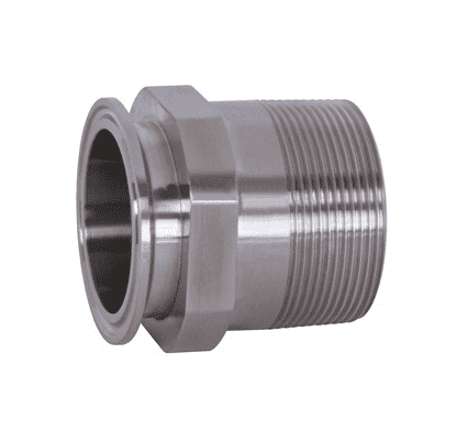 21MP-R200 Dixon Valve 316L Stainless Steel Sanitary Clamp x Male NPT Adapter - 2-" Tube OD - 2" NPT