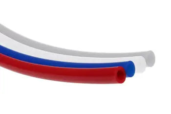 PT0PT0404-50RBWC by Coilhose | Bonded Multi-Color Ribbon Tubing | 1/4" OD x .160" ID | Quad Tube | Red/Blue/White/Clear | Polyurethane | 50ft
