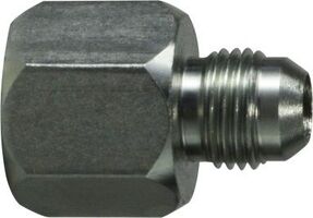 24061412 by Midland | Hydraulic JIC Reducer / Expander | 7/8" Female JIC 37° Flare x 3/4" Male JIC 37° Flare | Straight | Steel