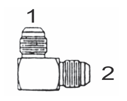 2500 10x10 by Couplamatic | Hydraulic Adapter | 7/8-14 Male JIC x 7/8-14 Male JIC | 90° Elbow