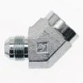 2505-10-08-FG by Brennan Inc. | -10 Male JIC x -08 Female Pipe | 45° Elbow | Forged Steel
