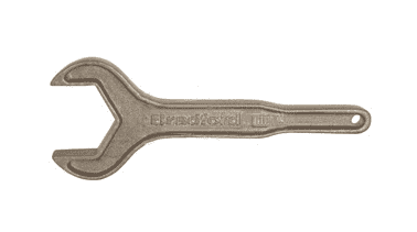 25H-200 Dixon Valve Bradford Aluminum Sanitary Bevel Seat Single Sided Hex Wrench - 2" Tube OD