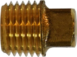 706109-02 by Midland | Lead Free Pipe Fitting | Plug Cored Square Head | 1/8" Male Pipe | Brass | Replaces: 28084LF / 28-084LF