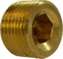 706115-08 by Midland | Lead Free Pipe Fitting | Countersunk Plug Hex | 1/2" Male Pipe | Brass | Replaces: 28096LF / 28-096LF