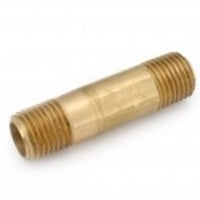 706113-0632 by Midland | Lead Free Pipe Fitting | Long Nipple | 3/8" Male Pipe x 2" Male Pipe | Brass | Replaces: 28149LF / 28-149LF