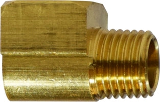 28156S by Midland | Short | 1/8" Female NPTF x 1/8" Male NPTF | 90° Street Elbow | Brass