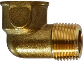28169 by Midland | Forged | 3/4" Female NPTF x 3/4" Male NPTF | 90° Street Elbow | Brass