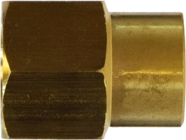 28182 by Midland | Pipe Reducing Coupling | 3/8" Female NPTF x 1/8" Female NPTF | Brass
