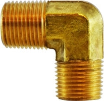 28269 by Midland | Forged | 1/2" Male NPTF x 1/2" Male NPTF | 90° Elbow | Brass