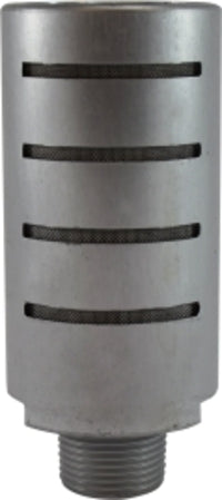 28367 by Midland | Pneumatic High Flow Muffler | 1/8" Male Pipe | Aluminum