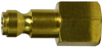 28501B by Midland | Automotive/Parker Interchange (Tru-Flate) | Pneumatic Plug | 1/4" Female Pipe | 1/4" Body Size | Brass