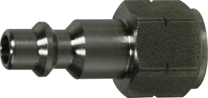 28534SS by Midland | Universal Series Pneumatic Industrial Plug | 1/4" Female NPT | 1/4" Body Size | Stainless Steel