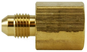 28963 by Midland | JIC 37° Flare | 5/8" Tube OD | 1/2-14" Pipe | 7/8-14 Tube Thread | Straight | Adapter | Brass