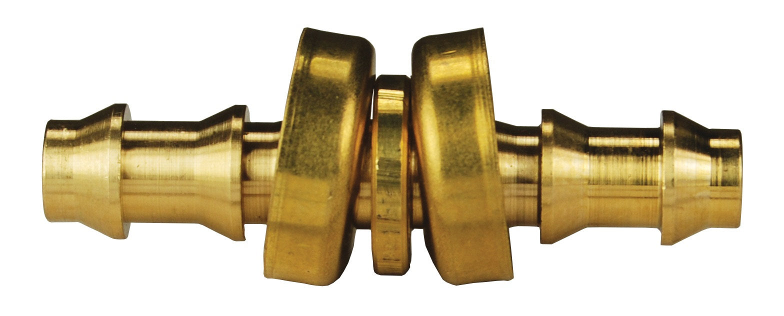 2961010CBC by Dixon Valve | Push-On Hose Mender / Splicer | with Brass Cap | 5/8" Hose ID x 5/8" Hose ID | Brass